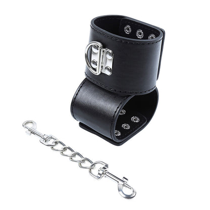 Ohmama Fetish - Metal Ratchet Ankle Cuffs, Composition: PVC and Metal (85% PVC, 15% Iron), Adjustable, Body Safe, One Size