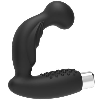 Addicted Toys Rechargeable Prostate Vibrator Model 3 - Black, 10 Vibration Modes, Medical Silicone, IPX6, Insertable Length 11cm