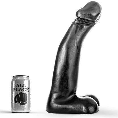 All Black-  Dildo Negru Realist 29 Cm Pentru Fisting