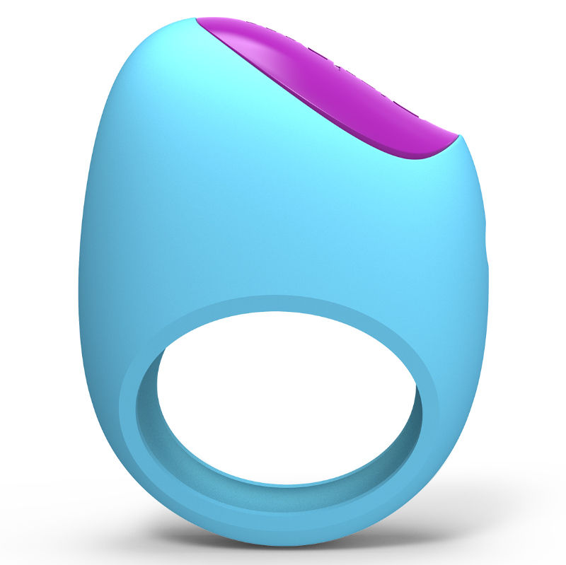 Picobong - Remoji Lifeguard Blue Vibe Penis Ring with Powerful Vibrations and Remote App Control