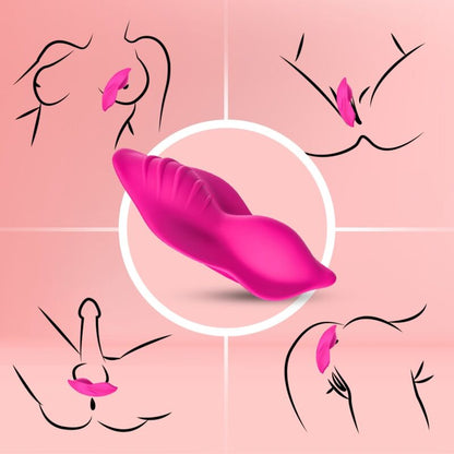 Armony Wearables- Whisper Purtabil Chilotei Vibrator Control De La Distanță Fucsia