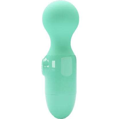 Pretty Love - Mini Wand With Small Stick, Pretty Green, Mini Vibrators, Material: Silicone, Color: Light Green