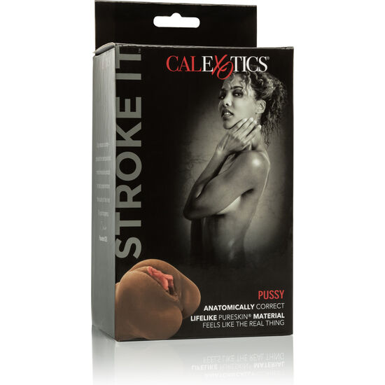 California Exotics - Masturbator Stroke It Pussy Brown 16.5 x 9.5 cm