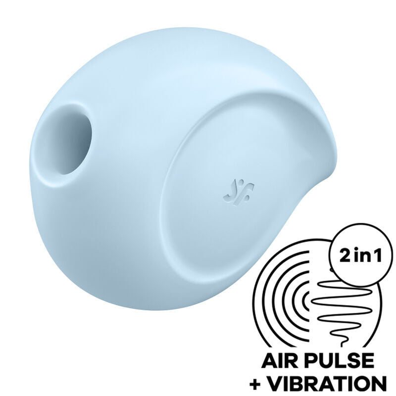 Satisfyer Air Pulse- Sugar Rush Air Pulse Stimulator Și Vibrator Albastru