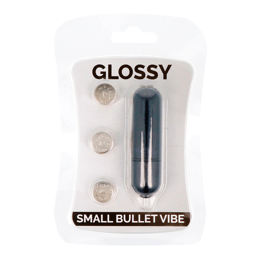 Glossy - Bullet Vibe Small Black, RPM 17,500, Water Resistant, Dimensions 58 x 18 mm, Glossy