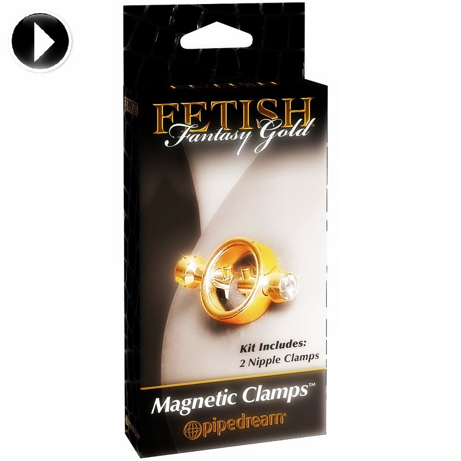 Fetish Fantasy Gold - Magnetic Clips for Luscious Nipples