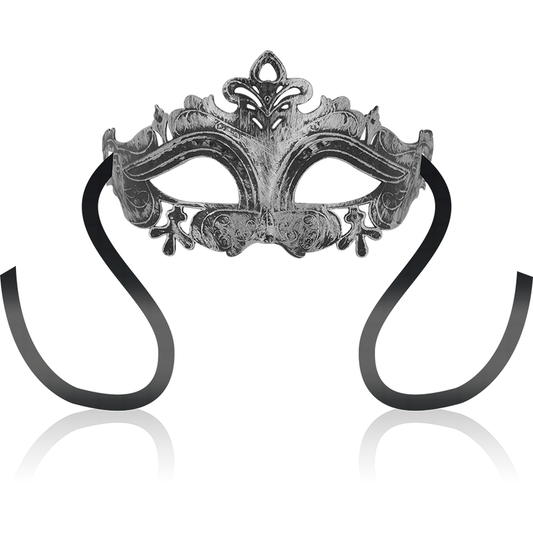 Ohmama Masks - Venetian Style Mask Silver Mask