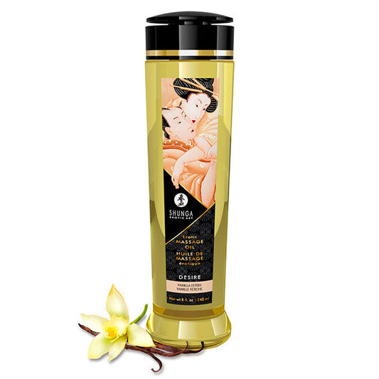 Shunga Oils - Erotic Massage Oil Fetish Vanilla 240 ml