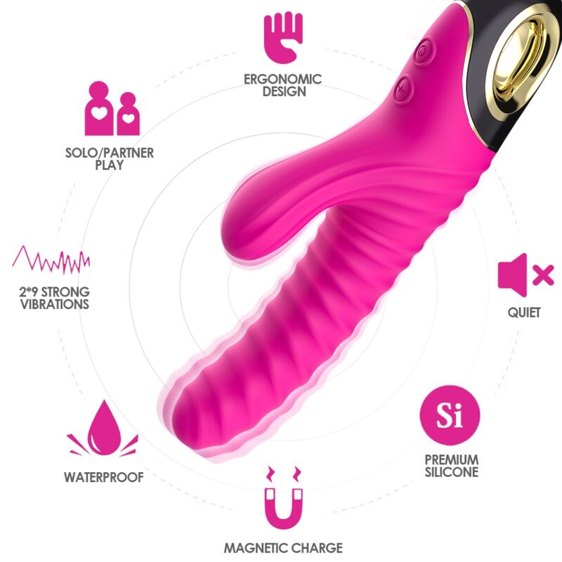 Armony Vibrators- Vibrator Eternitate Silicon Fuchsia