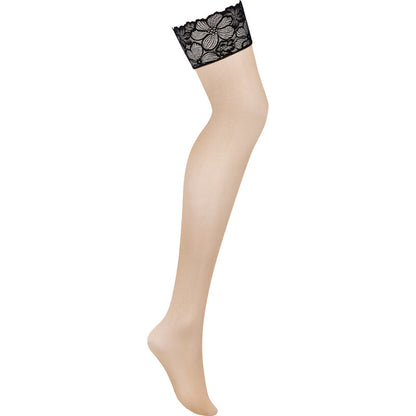 Obsessive Garter &amp; Stockings - Serafia Floral Stockings M/L