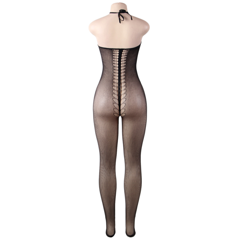 Queen Lingerie - Halter Body-Stocking Queen of Body SL - Elegance and Sensuality with Royal Style