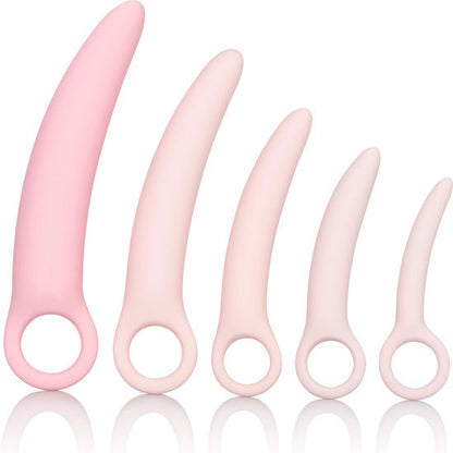 California Exotics - Set of 5 Silicone Dilators Inspire, Exercises to Restore Vaginal Comfort, Various Measures, Improving Sex Life