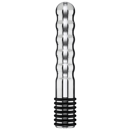 Electrastim Wave Electro Dildo - Metallic Dildo with Nerves for Intense Stimulation