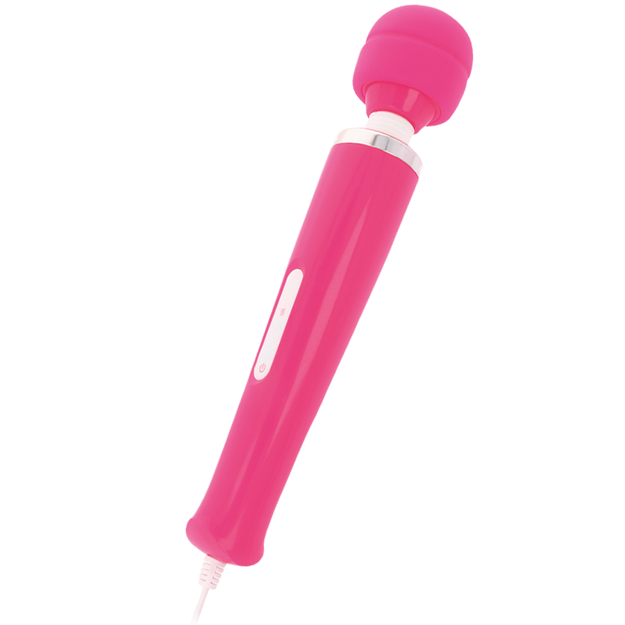 Intense Couples Toys - Powerful Keanu Vibrating Massage Wand, 8 Modes, Pink