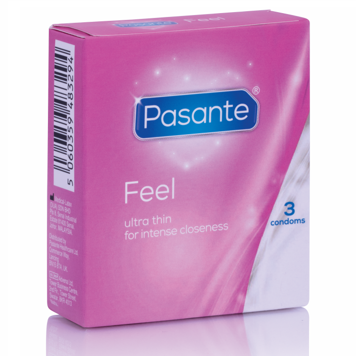 Pasante - Ultra Thin Condoms, 3 Units