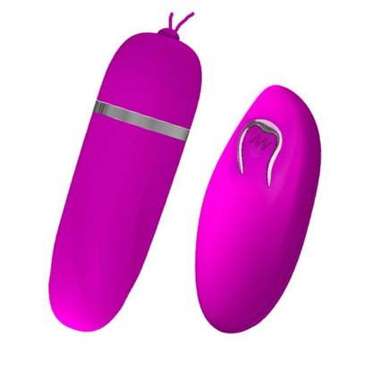 Pretty Love Flirtation - Debby Egg Vibrator with 12 Vibration Modes, Silicone, Waterproof, Purple