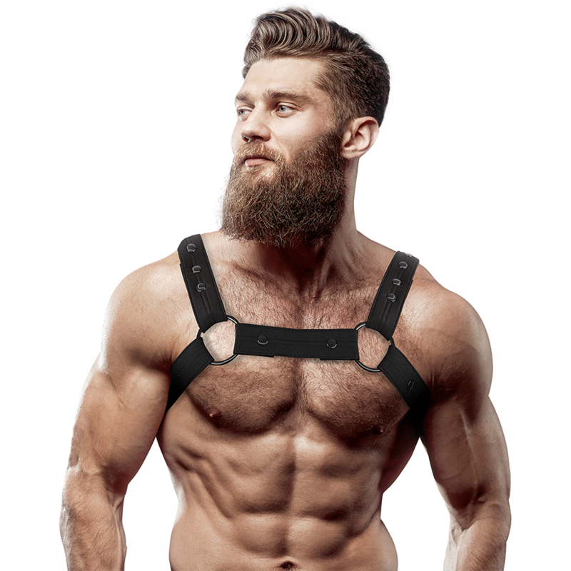 Fetish Fetish Attitude - Men's Adjustable Neoprene Sports Harness, One Size