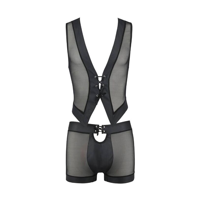 Passion Men - Set William Black S/M, Material: 60% Polyurethane, 40% Polyester, Made in Poland, Oeko-Tex Certified