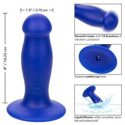 Calexotics- Amiral Primul Mate Anal Plug Vibrator Albastru