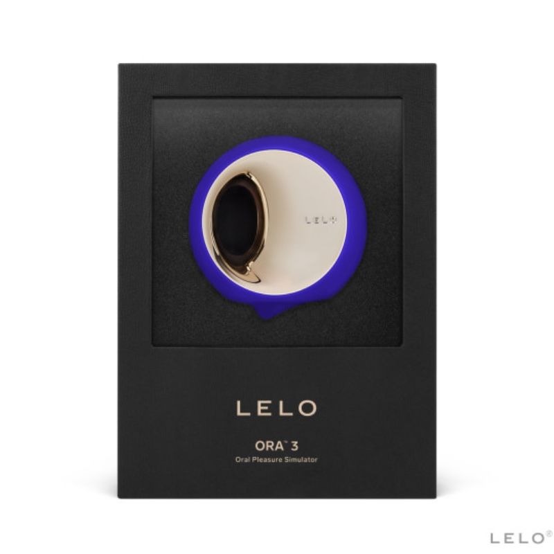 Lelo - Ora 3 Midnight Blue Oral Sex Simulator with PreMotion Technology for Authentic Oral Stimulation and 12 Vibration Modes /Es/En/Fr/De/It/Pt/Nl/Pl/Ro/