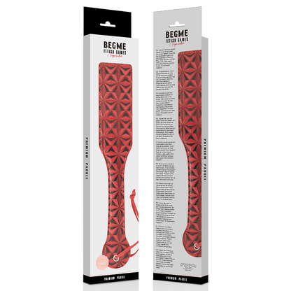 Begme Red Edition - Red Edition Vegan Leather Shovel for BDSM