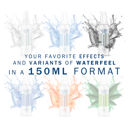 Waterfeel - Water-Based Anal Lubricant 150 ml - Transparent, Odorless and Compatible with Condoms