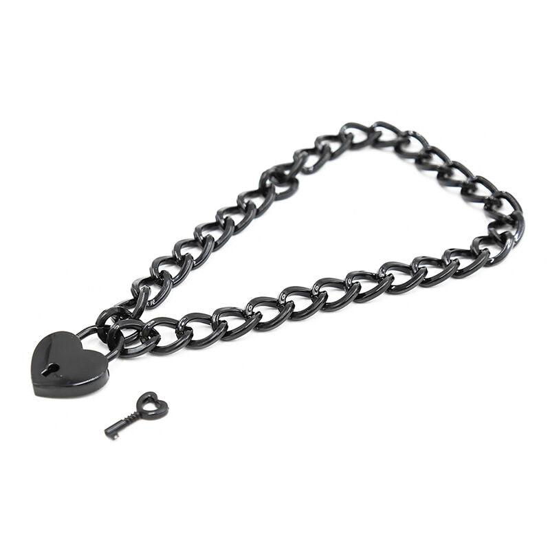 Ohmama Fetish - Stainless Steel Necklace With Lock