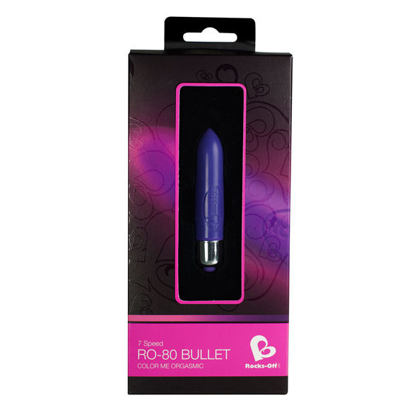 Rocks-Off - RO-80 Mm Vibrator with 7 Color Changing Settings, Waterproof