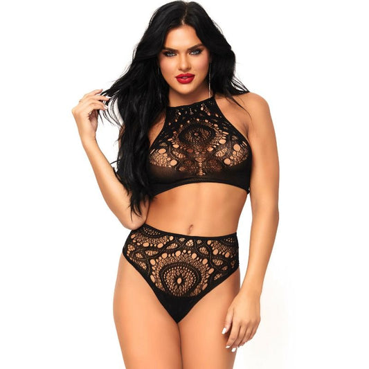 Leg Avenue Sets- Set 2 Piese Top Și Chiloți S/M