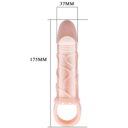 Baile For Him - Silicone Penis Sleeve with Strap 13.5 cm for Extended Pleasure