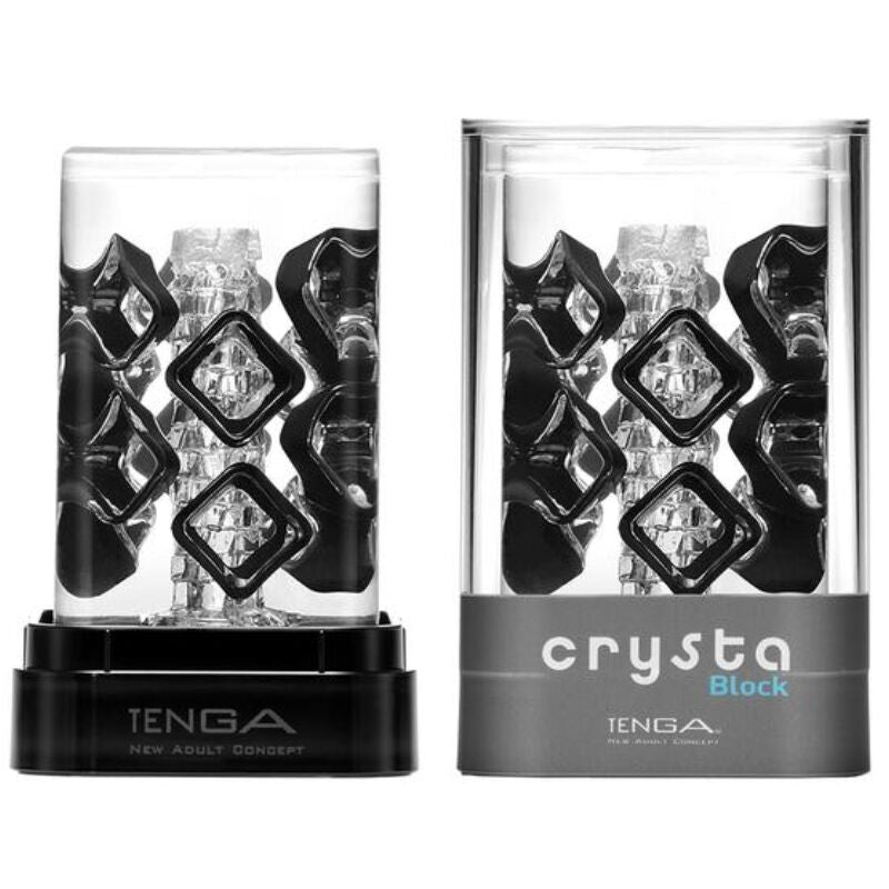 Tenga - Tenga Crysta Block Stroker - Masturbator with Integrated Floating Parts