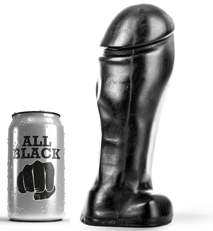 All Black-  Dildo De 22 Cm Cu Vârful Lat