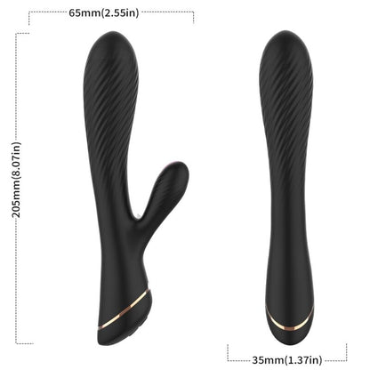 Armony Vibrators- Vibrator Iepure Silicon Negru