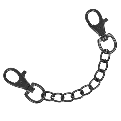 Fetish Submissive Origin - Vegan Leather Ankle Cuffs with Neoprene Lining and Nickel Free Metal