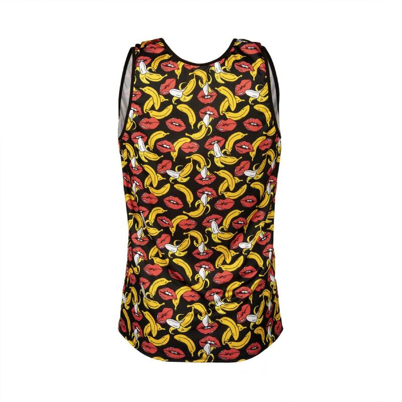 Anais Men Accesories - Banana Top M in Lycra with Banana Print, Composition: 80% Polyamide, 20% Elastane