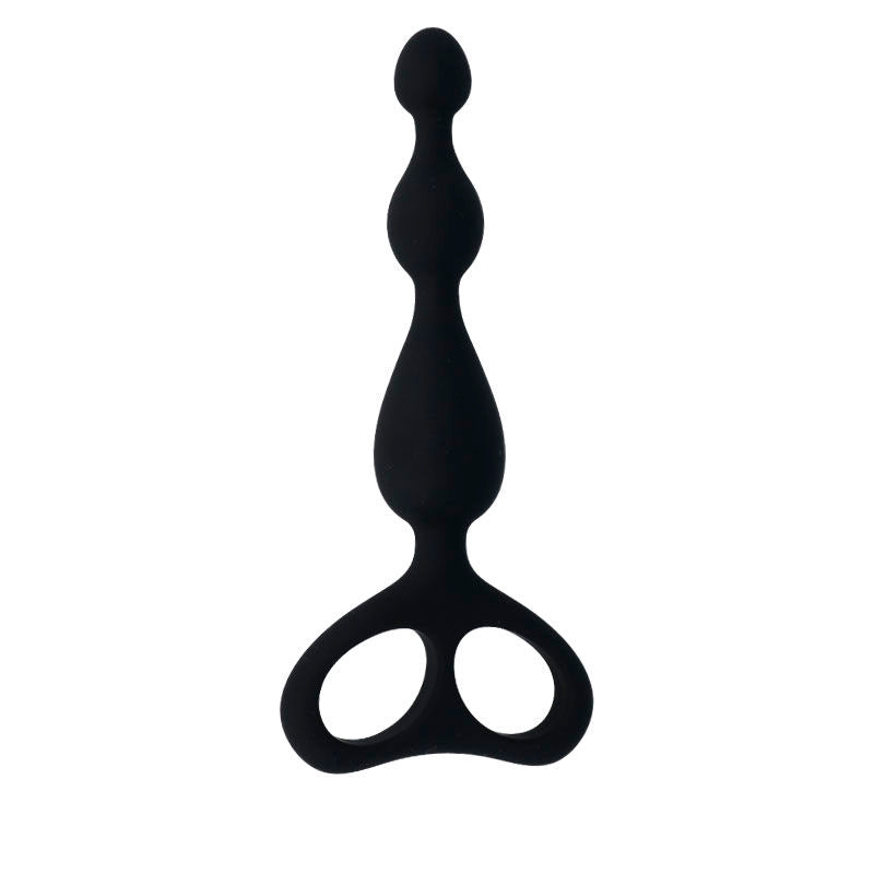 Intense Anal Toys - Danti Intense Anal Stimulator, Soft and Body Safe Silicone, Black, 3.3 x 17.5 cm