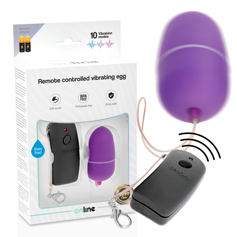 Online- Ou Vibrator Cu Telecomandă Liliac