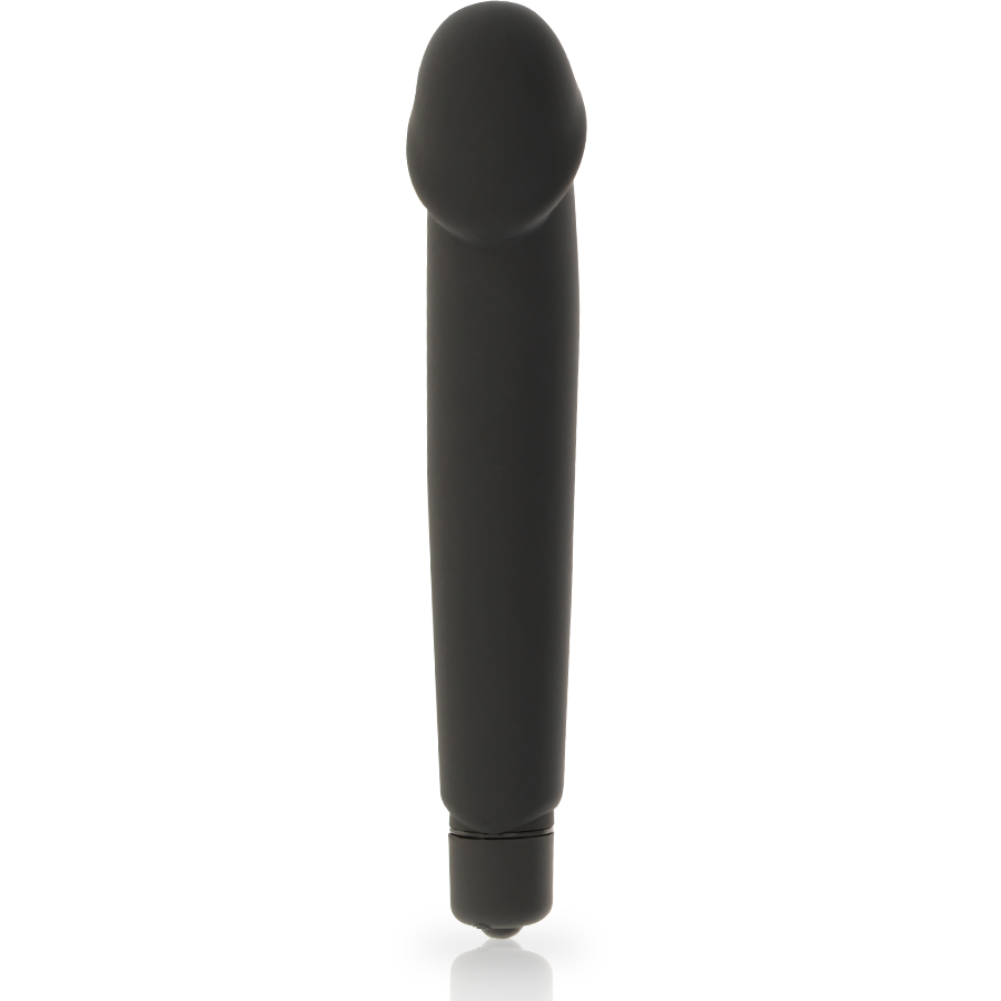 Dolce Vita - Realistic Black Silicone, Material: Silicone, Waterproof, Soft and Flexible Texture