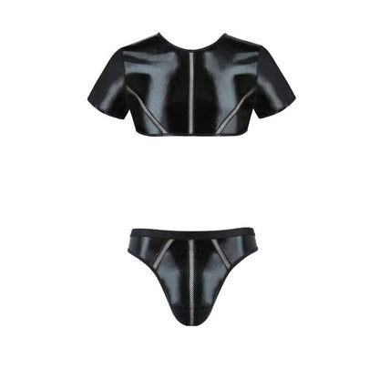 Passion Men - Set Peter Black L/XL, Material: 75% Polyester, 15% Polyamide, 10% Elastane, Made in the EU, Oeko-Tex Certified, Underwear from the European Union