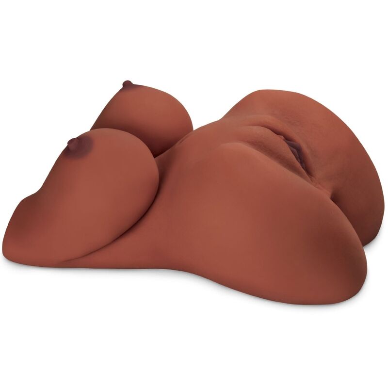 Pdx Plus+ - Realistic Female Torso Ez Bang Masturbator Brown 35.6 x 25.4 x 14 cm