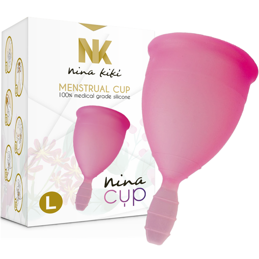 Nina Kikõ-Nina Cup Cupa Menstruală Dimensiune Roz L