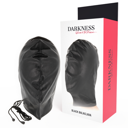 Darkness Bondage - Black Satin Bondage Mask, Made of Superior Quality Satin