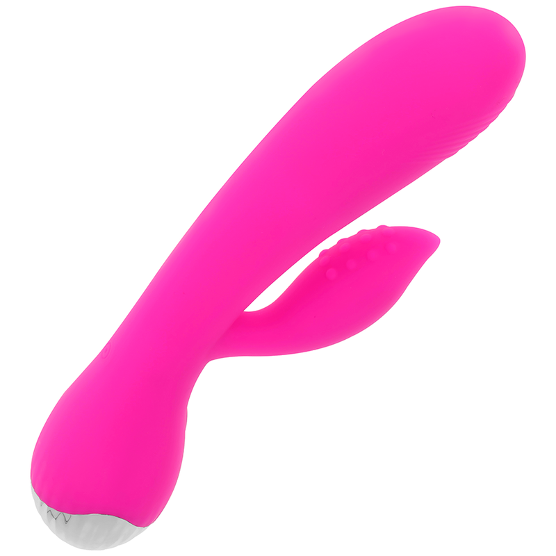 Ohmama Vibrators-  Vibrator Reîncărcabil Cu Rabbit 10 Moduri De Vibrație 19 Cm