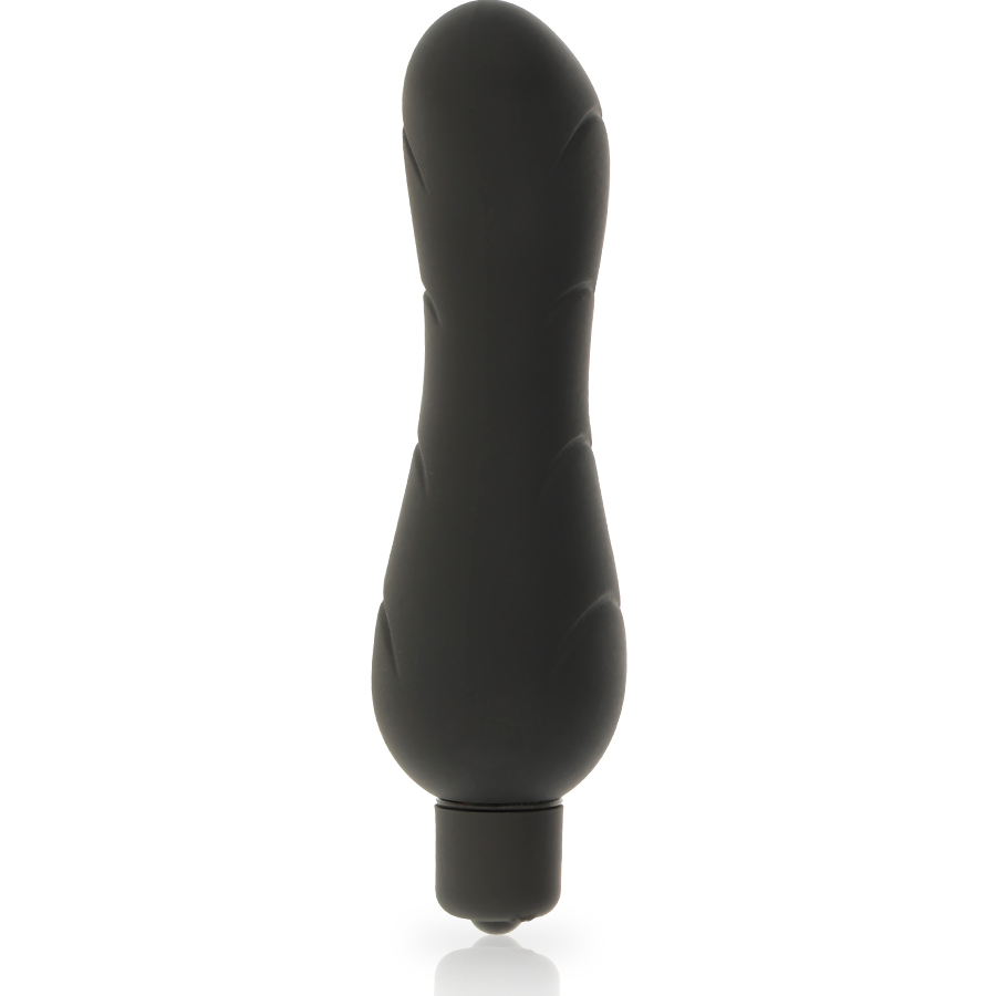 Dolce Vita - Black Silicone G-Spot Vibrator, Hygienic Material, Soft Texture, Water Resistant