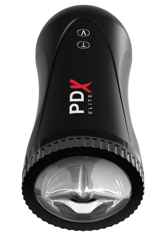 Pdx Elite Moto Stroker Masturbator with Vibration and Automatic Motion, Dimensions: 8.8cm x 5cm x 14cm, 2 Vibration Modes, 5 Speed ​​Modes, USB Rechargeable, Body Safe