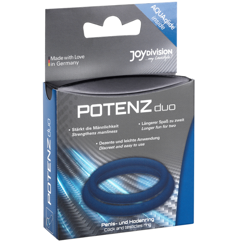 Joydivision Potenzduo - Blue Rings for Potency and Intense Arousal