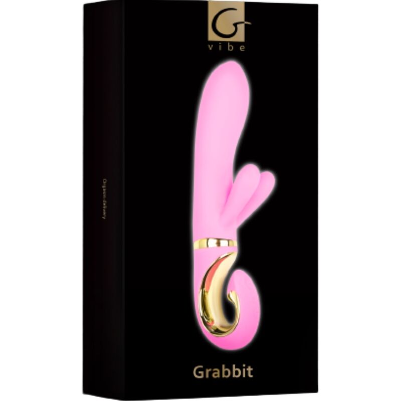 G-Vibe Grabbit Vibrator Pink - Vibrator with 3 Motors and Water Resistance