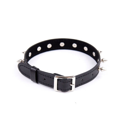 Ohmama Fetish - Adjustable Body Safe Punk Spiked Fetish Collar