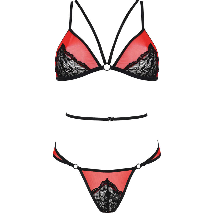 Passion Woman Sets - Erotic Set Peony Red Line L/XL