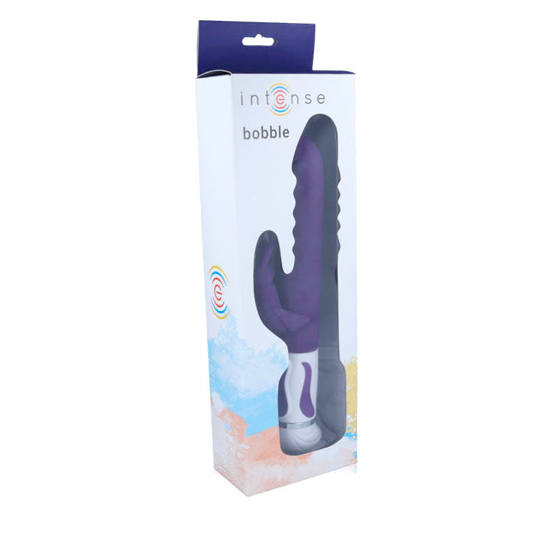 Intense Purple Rabbit Bobble Vibrator, 12 Vibration Modes and 4 Rotation Modes, Intense Couples Toys